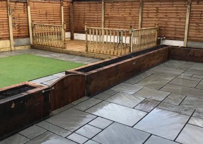 Patio and decking evergreen Landscapes