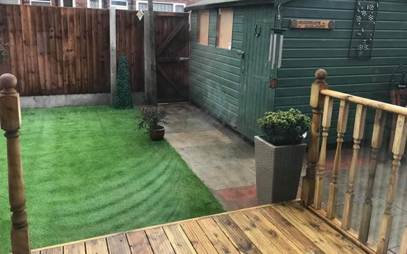 Decking Atherton By Evergreen Landscapes